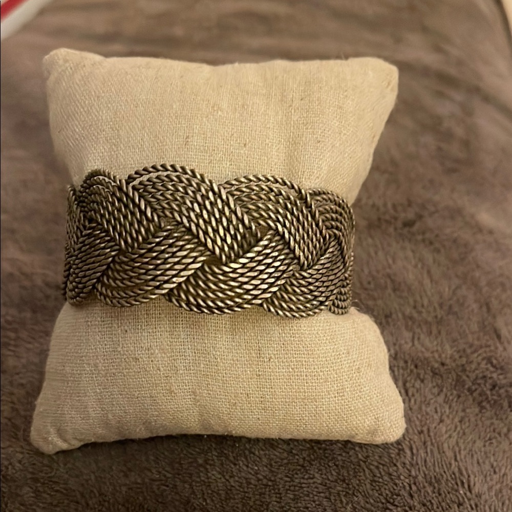 Braided Silver Bracelet